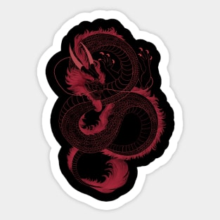 Japanese dragon Sticker